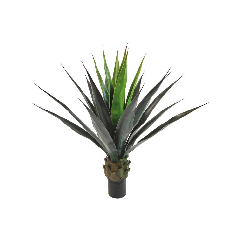 Pianta artificiale per interno Agave verde cm 70 con vaso